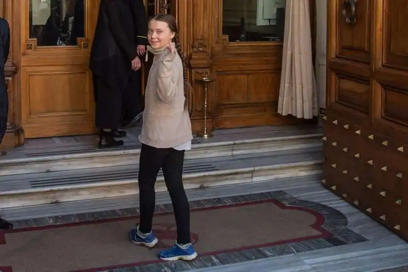 greta thunberg entra in senato 7