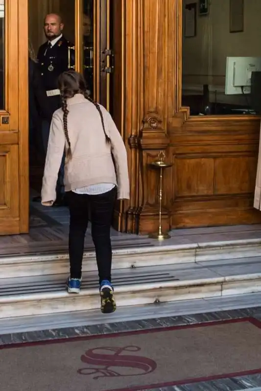 greta thunberg entra in senato 8