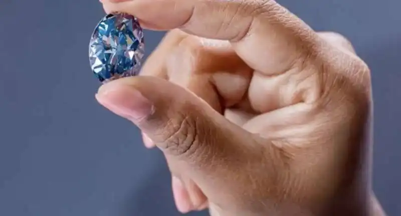 il diamante blu del botswana 