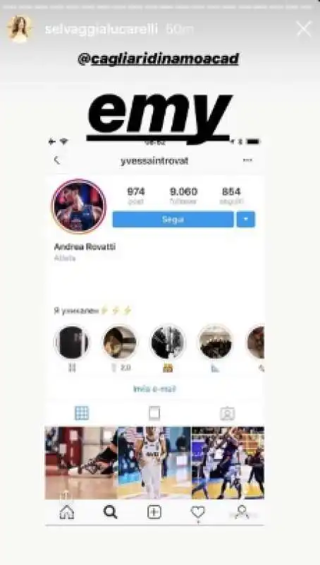 il profilo instagram di rovatti