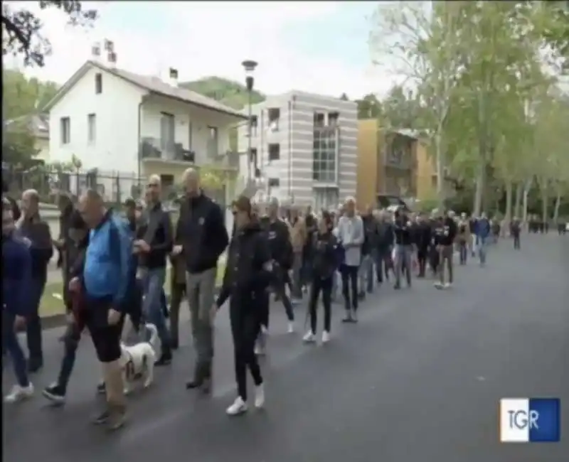 il servizio del tgr emilia romagna sul corteo a predappio 6