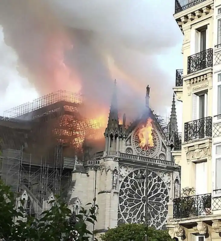 incendio notre dame parigi 2