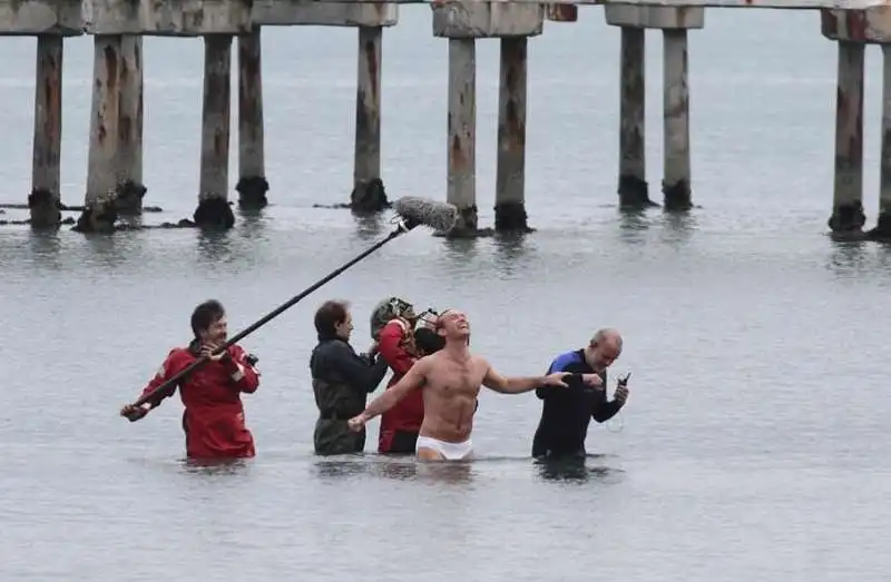 jude law sul set di the new pope 18