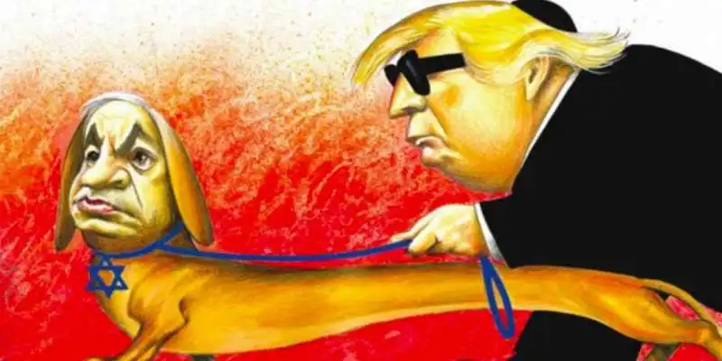 LA VIGNETTA DEL NEW YORK TIMES SU NETANYAHU E TRUMP