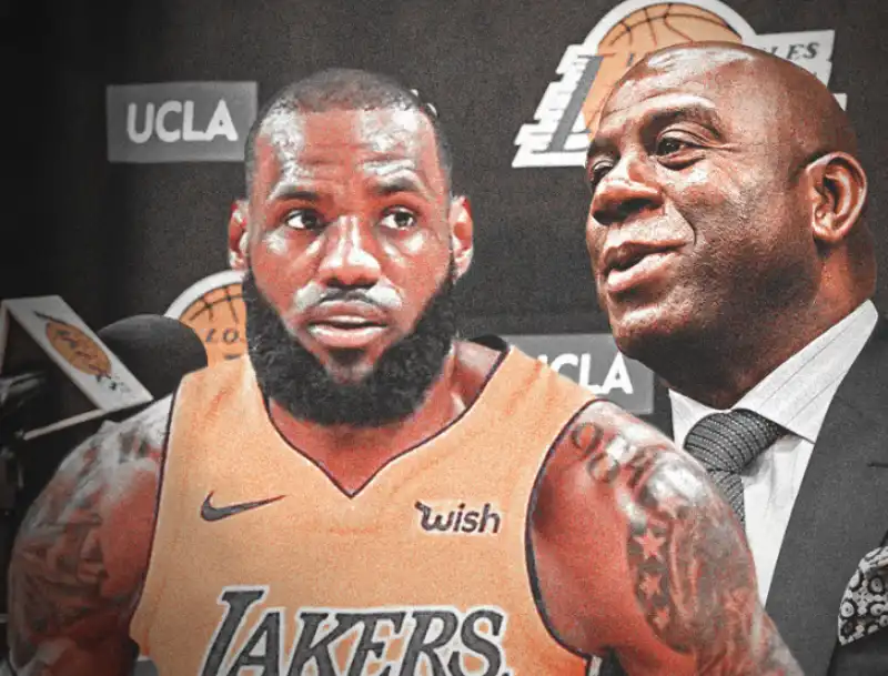 magic johnson lebron james