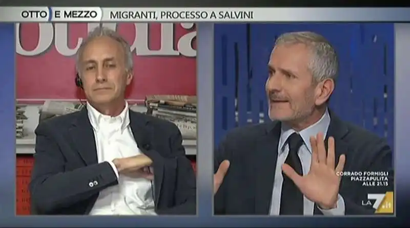 marco travaglio gianrico carofiglio a otto e mezzo 2