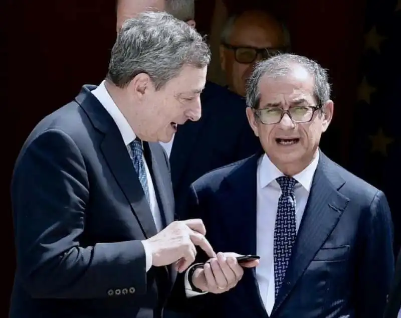 MARIO DRAGHI E GIOVANNI TRIA