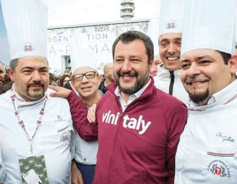 SALVINI TRA GLI CHEF AL VINITALY