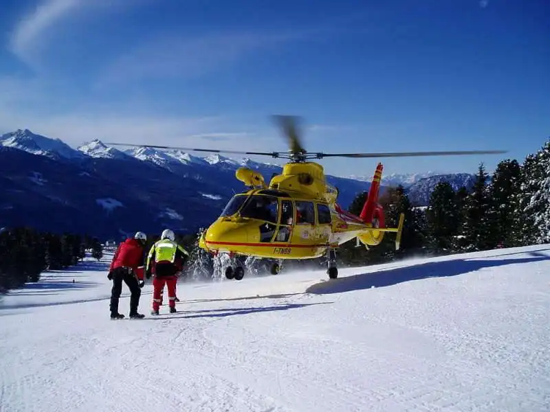 scontro tra due sciatori a bormio 3