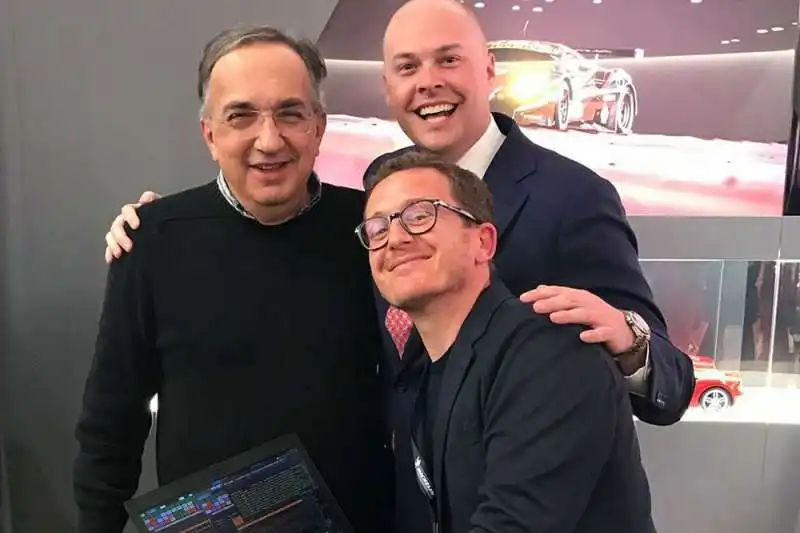 SERGIO MARCHIONNE TOMMASO EBHARDT E MATT MILLER