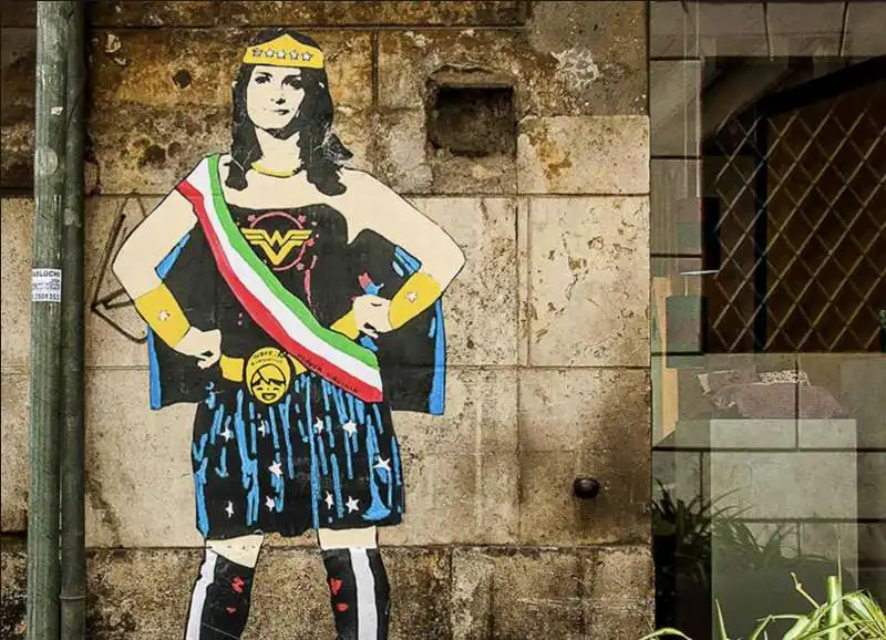 virginia raggi wonder woman 1