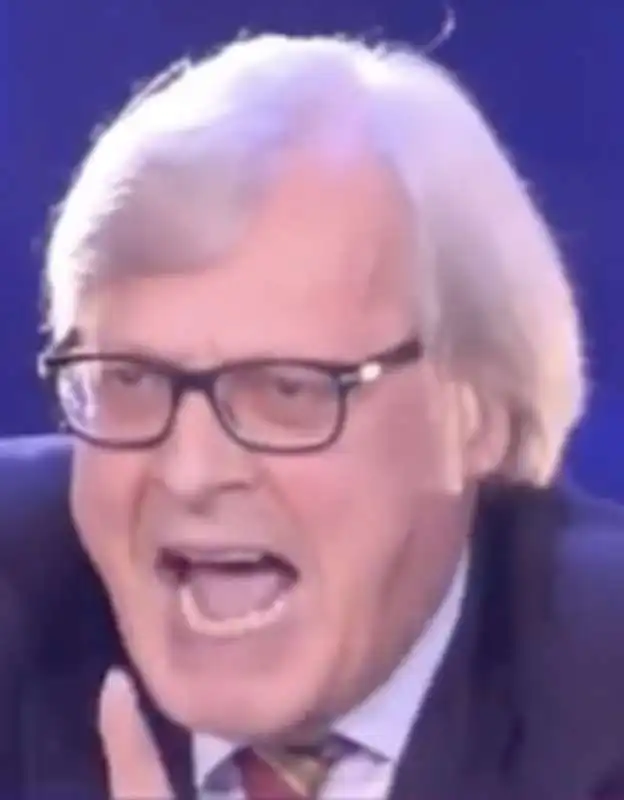 vittorio sgarbi a live   non e' la d'urso 6