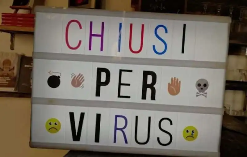 chiusi per virus