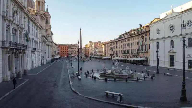 coronavirus   le foto di roma vista dal drone 10