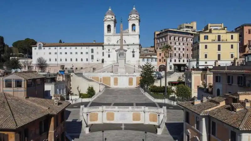 coronavirus   le foto di roma vista dal drone 7