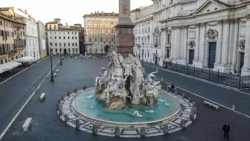 coronavirus   le foto di roma vista dal drone 8