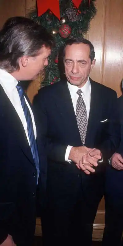 donald trump con mario cuomo