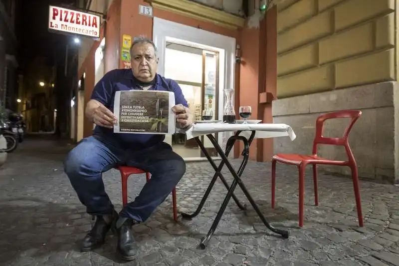 emerganza coronavirus, protesta ristorazione a roma risorgiamo italia 11