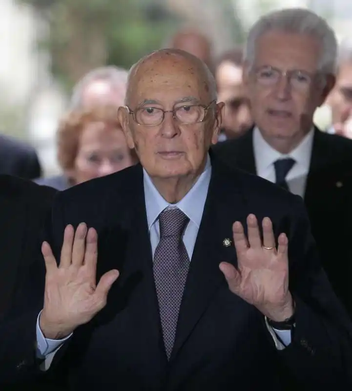 giorgio napolitano mario monti