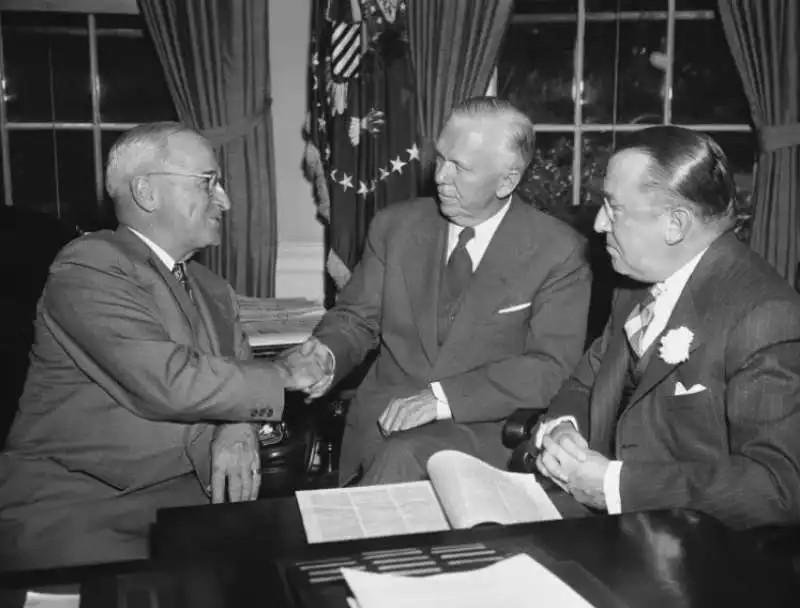 harry truman george marshall e basil o connor 