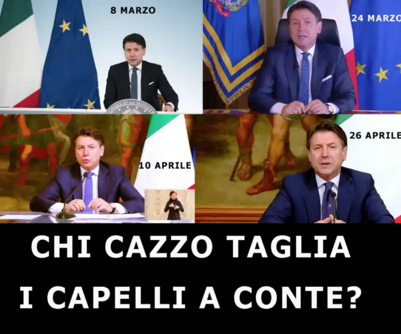 IL MISTERO DEI CAPELLI DI GIUSEPPE CONTE