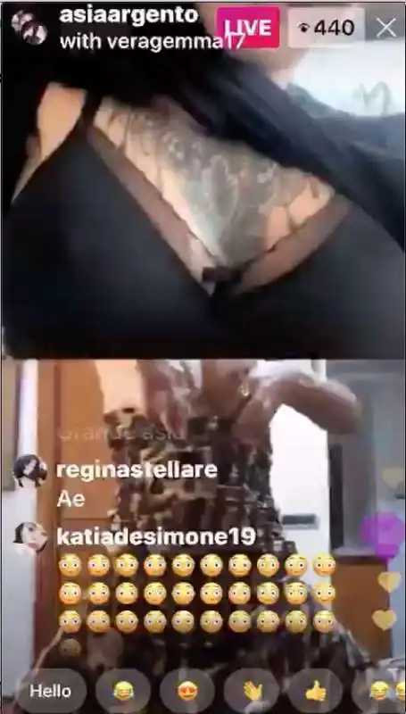 il video di asia argento e vera gemma  12