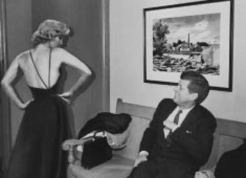 John Kennedy e marylin Monroe