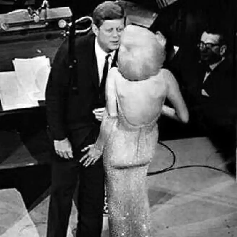 John Kennedy e marylin Monroe