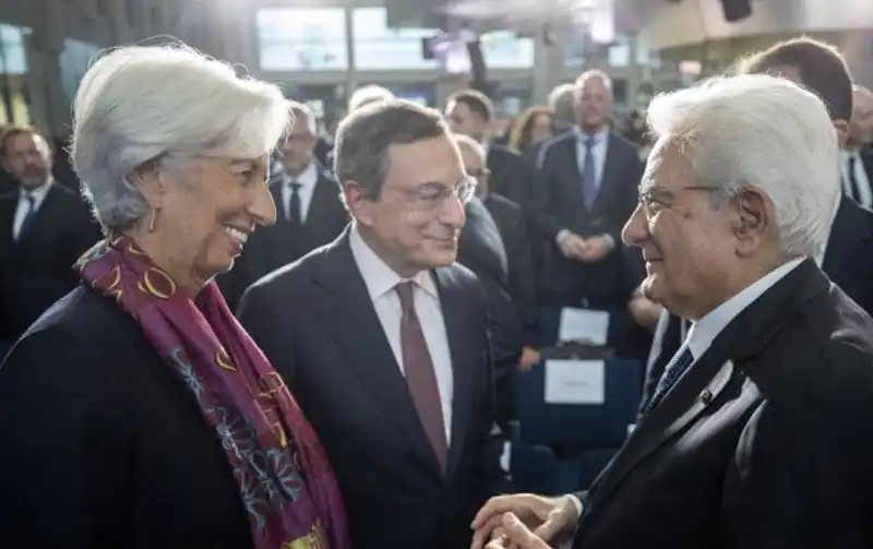 lagarde draghi mattarella