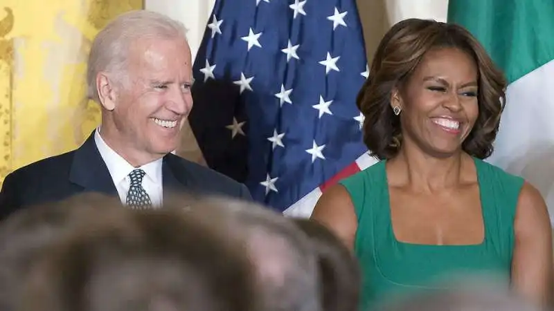 MICHELLE OBAMA  JOE BIDEN