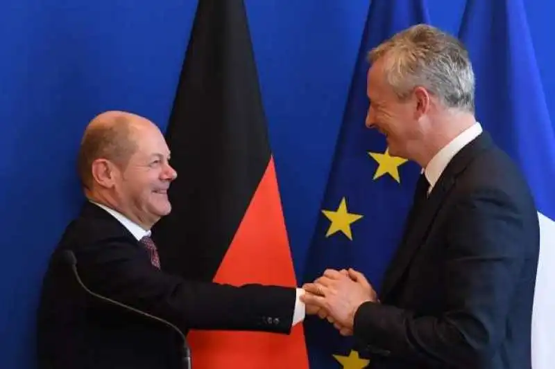 OLAF SCHOLZ BRUNO LE MAIRE