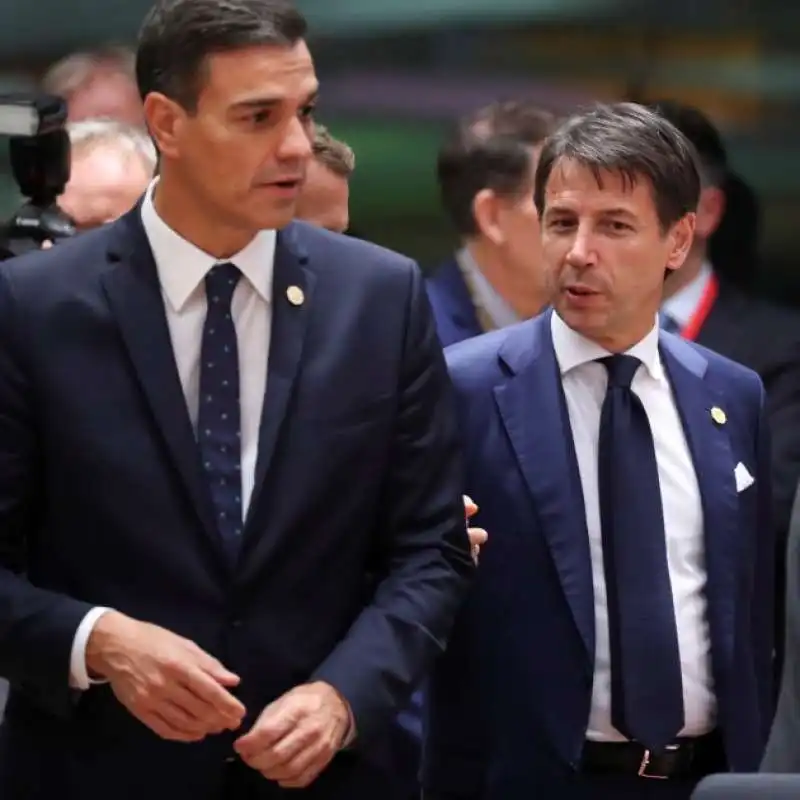 PEDRO SANCHEZ GIUSEPPE CONTE 