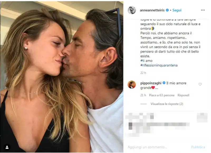 pippo inzaghi angela robusti