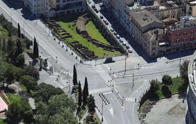 roma dall'alto durante il lockdown foto mezzelani gmt 32