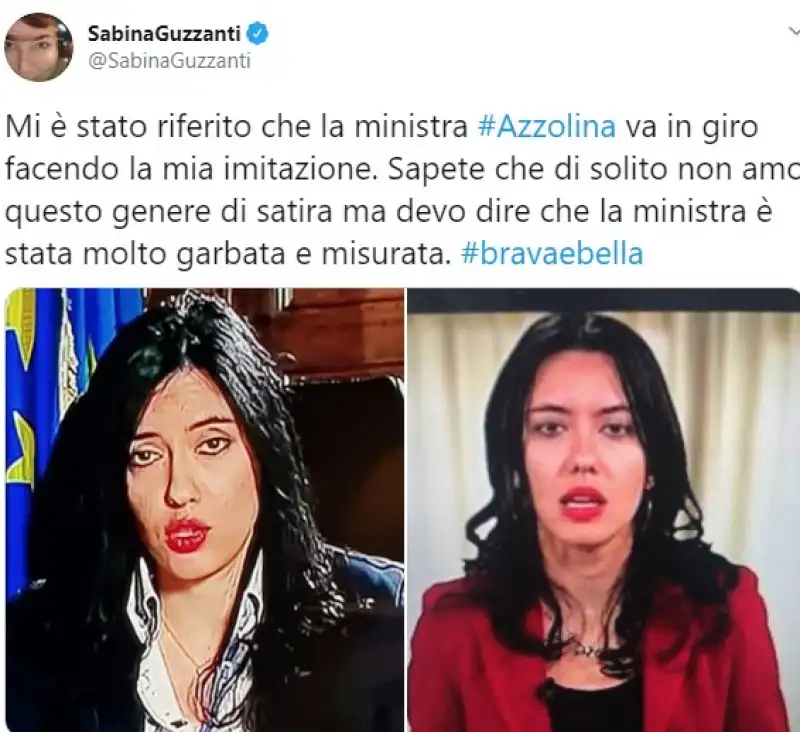 SABINA GUZZANTI E LUCIA AZZOLINA