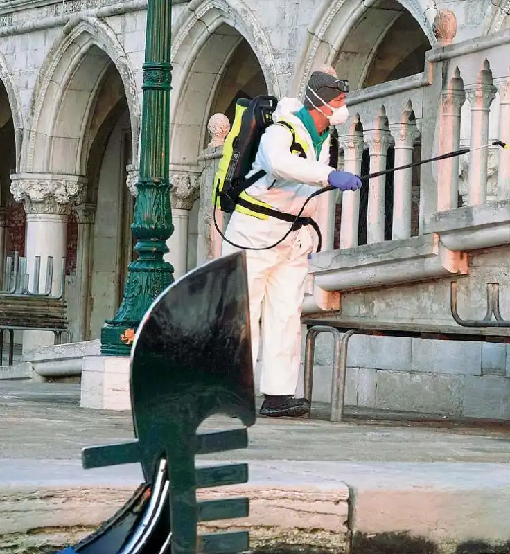 Sanificazione a Venezia