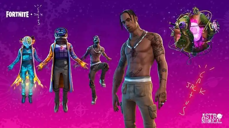 travis scott concerto su fortnite