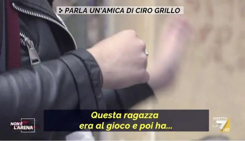 amica di ciro grillo a non e' l'arena  1