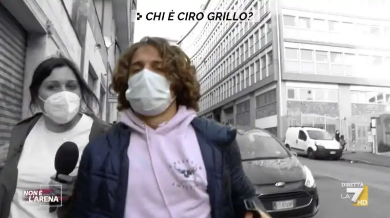 ciro grillo intercettato da non e' l'arena