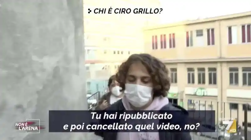 ciro grillo intercettato da non e' l'arena 4