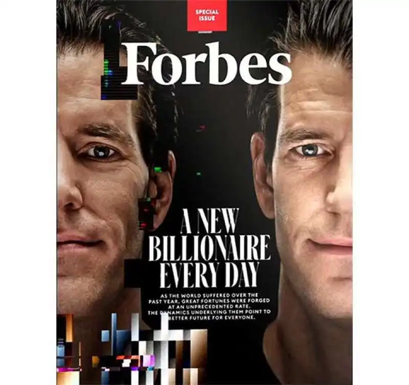 gemelli winklevoss sulla copertina di forbes 