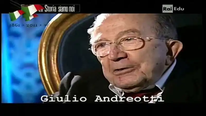 GIULIO ANDREOTTI LA STORIA SIAMO NOI 