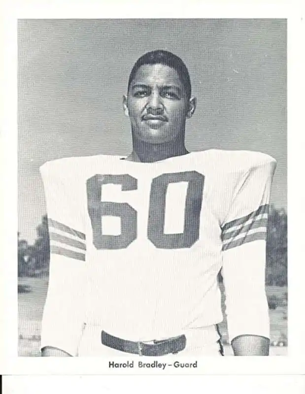 harold bradley giocatore di football nel 1955