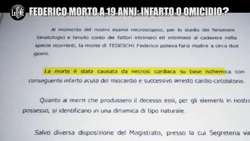 il servizio delle iene su federico tedeschi  1