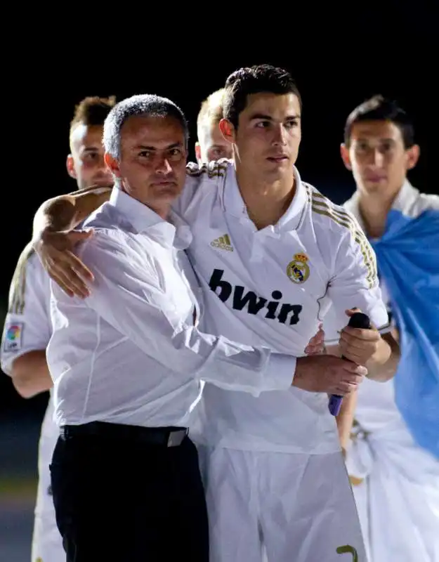 Jose Mourinho e Cristiano Ronaldo