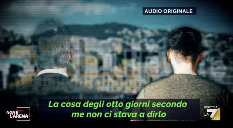 l'audio di uno degli amici di ciro grillo a non e' l'arena 3