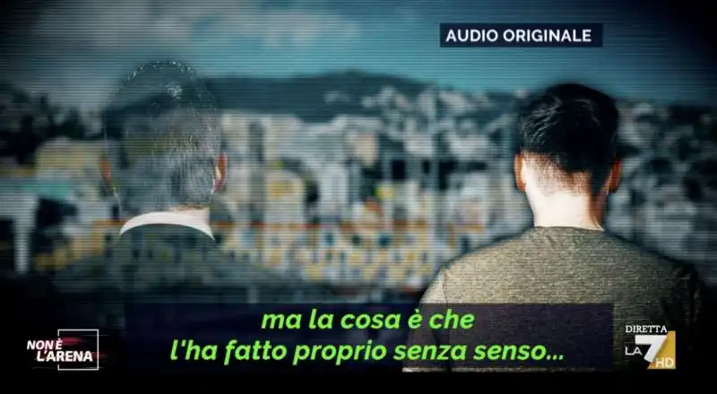 l'audio di uno degli amici di ciro grillo a non e' l'arena8