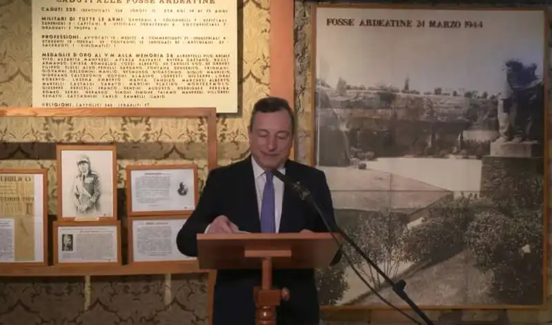 MARIO DRAGHI AL MUSEO DELLA LIBERAZIONE