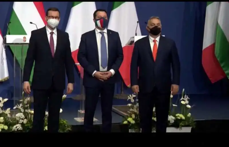 mateusz morawiecki viktor orban matteo salvini 