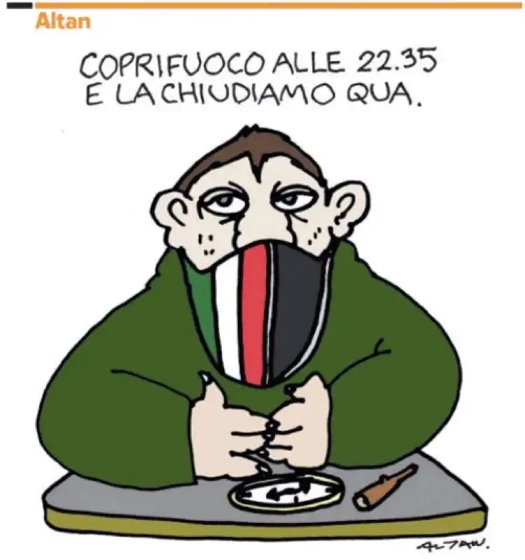 MATTEO SALVINI E IL COPRIFUOCO BY ALTAN